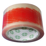 BOPP Printed Tape with Red Pattern