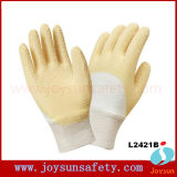 Nitrile PVC Latex Coated Gloves Cotton Coating Glove (LPN)