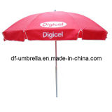 42'' Digicel Red Outdoor Sun Beach Umbrella