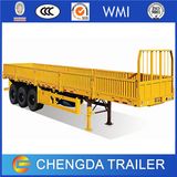 3 Axles Side Wall Cargo Trailer with Enclosed Fiberglass