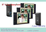 8 Inch Audio&Video Door Phone, Multi-Users Doorbell System