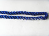 PP Round Blue Braided Rope