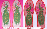 Pure Handmade Cross-Stitch Embroidery Insoles - 5