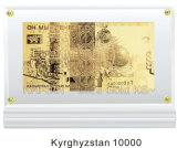 Gold Banknote (two sided) - Kyrgyzstan 10000 (JKD-GB-19A)