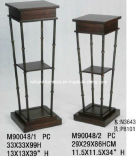 Iron Table Set/Antique Plant Stand/Antique Flower Holder (M90048)