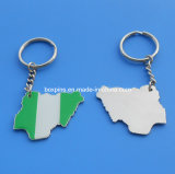 Hot Nigeria Map Shape Key Chain