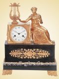 Gilded Marble & Casting-Copper Imitation Antique Clock (JGP3053A)