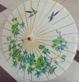 Hand Made Arts Umbrella  Parasol with Bamboo Rib (YHS-003)