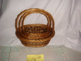 Willow Basket with Handle Set 3