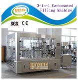 Linear Type Automatic 3-in-1 Carbonated Drinks Filling Capping Machinery
