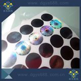 Circle Shape Hologram Sticker Label