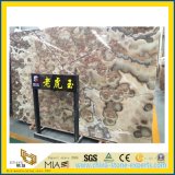 Polished Tiger Jade/ Onyx Stone Slab for Wall Decoration