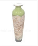 Light Green Decoration Craft Glass Vase