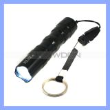 3W Super Bright Police LED Flashlight Light Lamp with Clip Clamp Electric Torch
