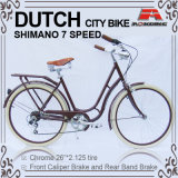 26 Inch 7 Speed Oma Dutch Bicycle Lady City Bike for Lady (ARS-2602S)