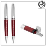 Metal Leather Pen Set Ball Pen & Pencil (RW1136)