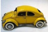 Antique Model Cars - Yellow Beetle Karmann Cabriolet 1972