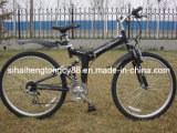 Black Folding Suspension Bicycle for Hot Sale (SH-SMTB075)