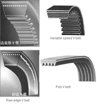 Raw Edge Cogged Belt