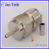 RF Connector UHF Female Crimp for Rg316