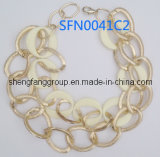 Fashion Jewelry Alloy Jewelry and Acrylic Chain Necklace Fashion Jewelry (SFN0041C)