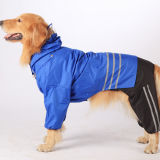 High Quality Large Dog Raincoat with Three Units of Three Different Color