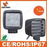 30W Round LED Work Light SUV LED Work Light 30W Car LED Driving Light