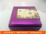 Purple Jewelry Engagement Wedding Ring Box