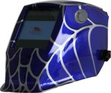 Bule Spider Man Solar Power Auto Darken Welding Helmet