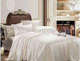 Jacquard White Hotel Textile Bedding Set/Check White Comforter Sets