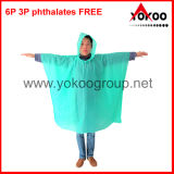 Adult PVC Rain Poncho for Promotion