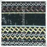 Sequin Embroidery of Geometry Pattern-Flk316