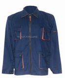 Wholesale Muti Color Best Selling Men Safety Blue and Orange Work Jacket Men