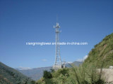 Galvanized Steel Telecommunication Antenna GSM Tower