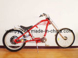 Red Electric Chopper Bicycle