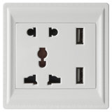European Electrical Wall Power Socket with USB Charger