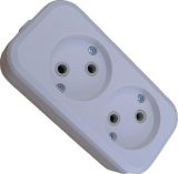 Eurotype Socket Outlet Without Grounding, Extension Socket