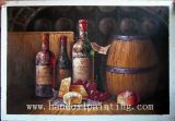 Impressional Wine Bottle Painting