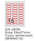 Self-Adhesive Label QS2658-15