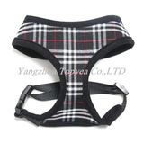 Black Plaid Pet Vest Dog Harness Dog Vest