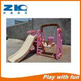 Kindergarten Plastic Slide with Basketball for Kids