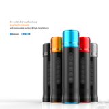 350lm IP65 Bicycle Power Bank LED Flashlight Bluetooth Speaker