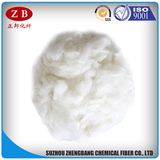 3D Hollow Conjugated Polyester Fiber Raw Materials Pure White