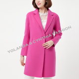 100% Wool Coat/Fashion Ol Style Suit Collar Wool Coat /Women's Winter Clothing