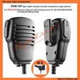 Walkie Talkie Speaker Microphone with Single Pin Connector with Locking Screws for Tetra Mth500/Mth650/Mth800/Mth850/MTP850