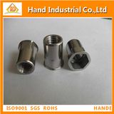 Reduced Head Half Hex Body Open End Rivet Nut Hardware