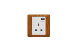 Universal Single USB Charging Wall Socket Outlet 13AMP