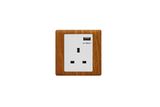 Universal Single USB Charging Wall Socket Outlet 13AMP