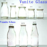 Beverage Bottle Glass Jar High Clear Glass Container Glassware