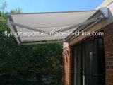 3.5m X 2.5m Fixed Wall Metal Framed Patio Awning Pergola
